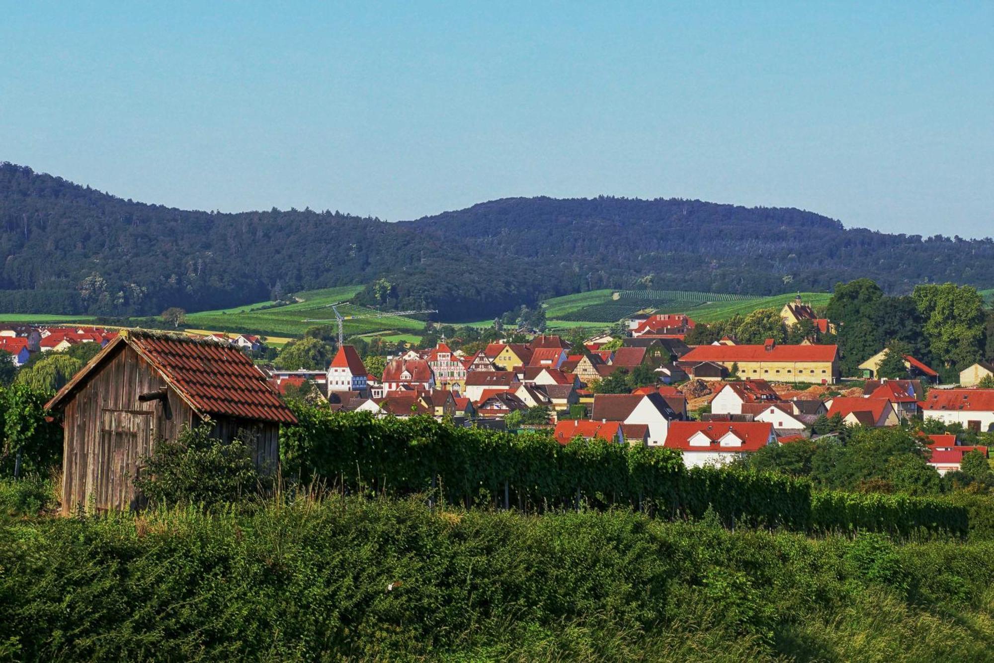 Gaestehaus Zum Wolffenturm Lehrensteinsfeld Bagian luar foto